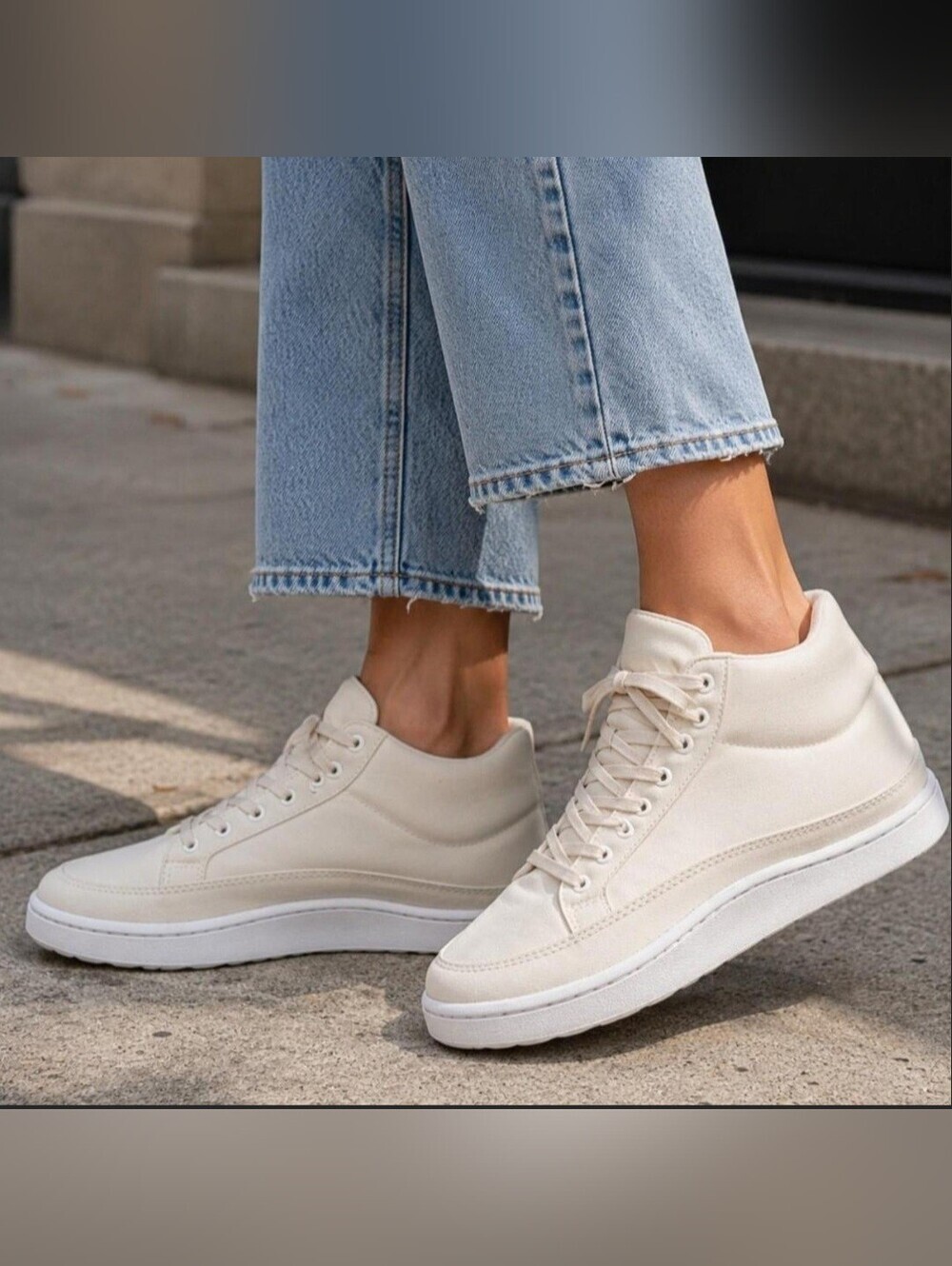 Allbirds Women's High Top Sneakers Cream White Wool Shoes US 9W Lace Up Casual